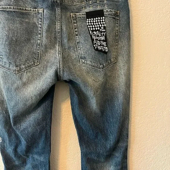 Ksubi Van Winkle Runaway Mid Rise Skinny Leg Jeans size 33 $ 260.00